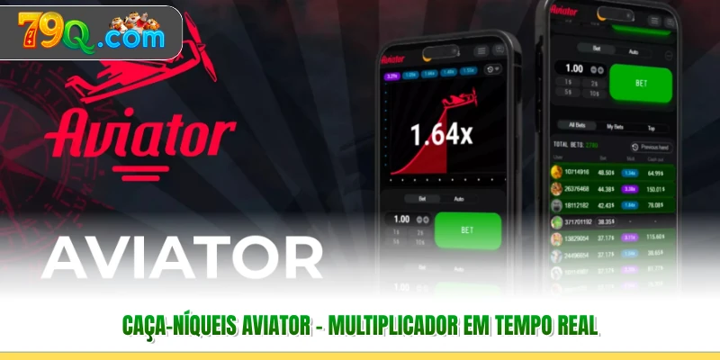 Caça-Níqueis Aviator - Multiplicador Em Tempo Real